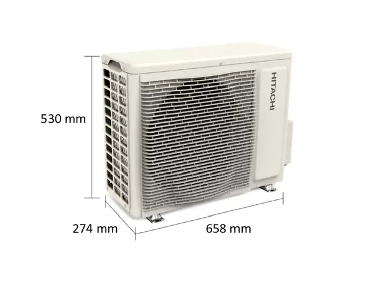 Hitachi 1.5 Ton 4 Star INVERTER Split AC Copper, 2022, White (Model - RSRG517HEXA )