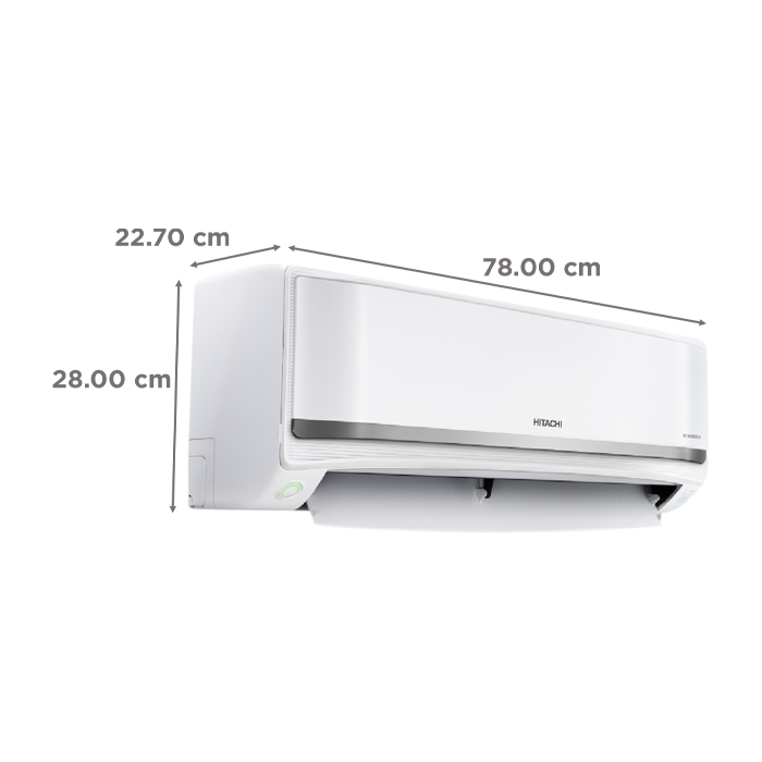 Hitachi Yoshi 5400FXL 1T 5 Star Inverter AC, 2023 – Copper, Eco-friendly, Dust Filter (Model - RAS.G512PCAISF)