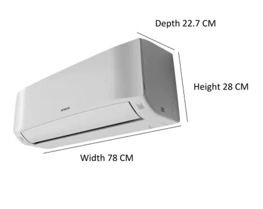 Hitachi 1 Ton 3 Star Fixed Speed Split AC (Model - RAS.B312PCAIBA)