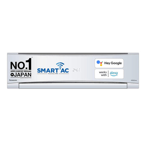 Panasonic 1 Ton 3 Star Wi-Fi Inverter Smart Split AC (Copper Condenser, 7 in 1 Convertible with additional AI Mode, PM 0.1 Air Purification Filter, CS/CU-SU12YKYWA,2023 Model, White)