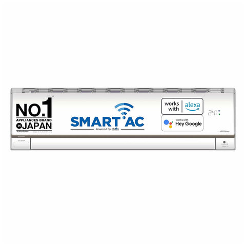 Panasonic 1 Ton 5 Star Wi-Fi Inverter Smart Split AC (Copper, 7 in 1 Convertible with additional AI Mode, 4 Way Swing, nanoe-X Air Purification Technology, CS/CU-HU12ZKYF,2023 Model, White)