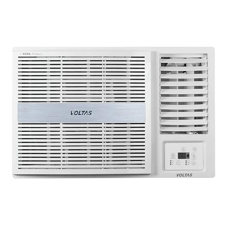 Voltas 1 Ton 3 Star, Fixed Speed Window AC (Copper, Turbo Mode, 2023 Model, 123 Vectra Platina, White)