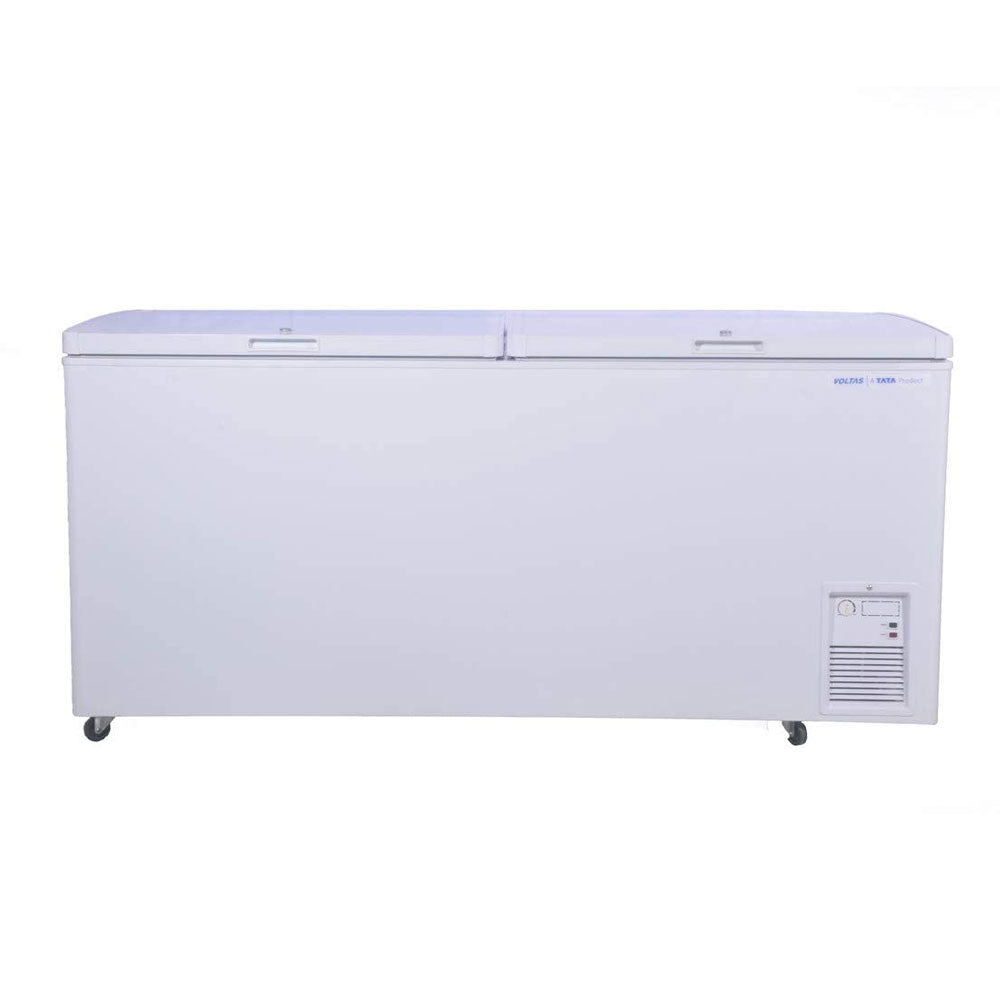 Voltas 405 DD CF Double Door Deep Freezer, 405 Liters, White