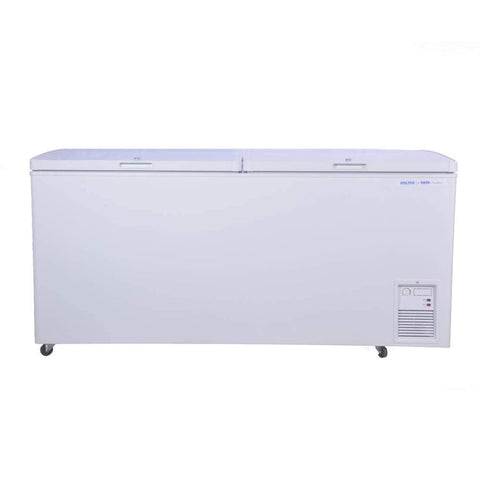 Voltas 405 DD CF Double Door Deep Freezer, 405 Liters, White